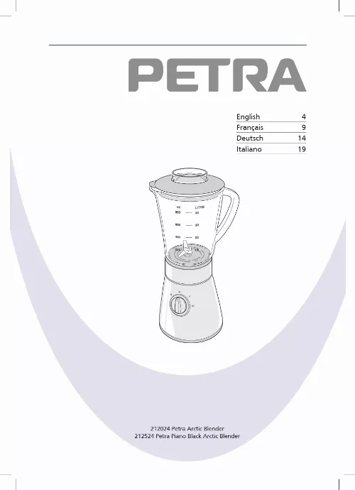Mode d'emploi PETRA MX 55.07